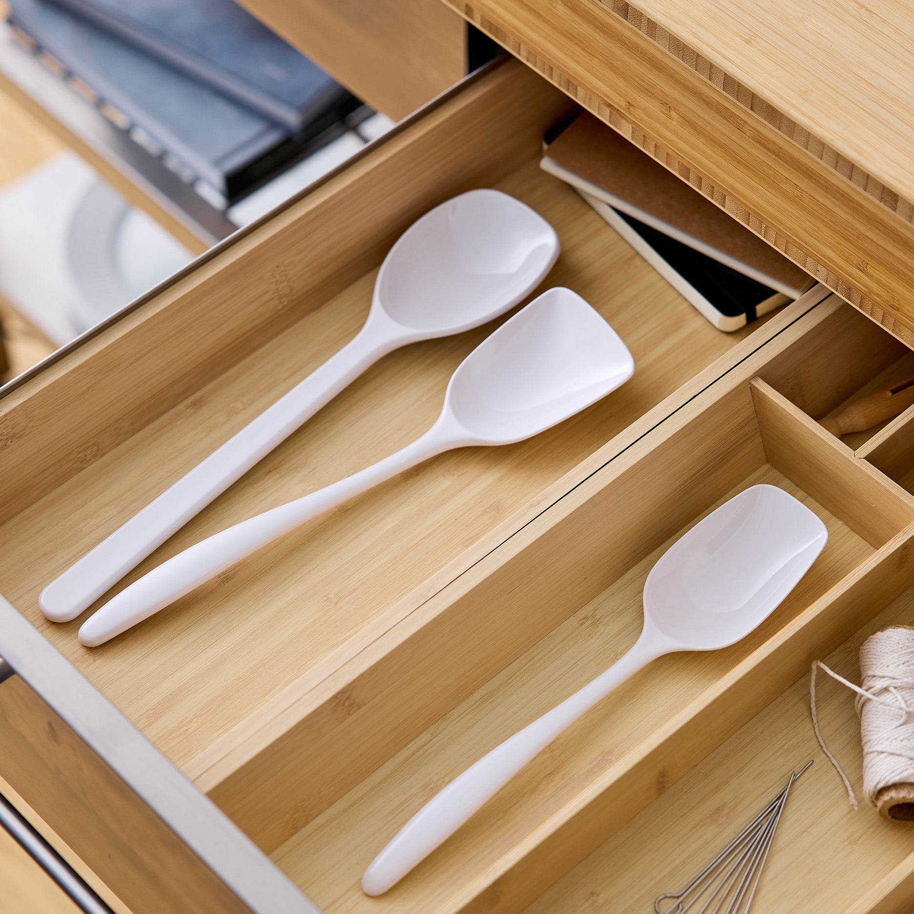 NEW Classic grydeskesæt 3 dele hvid